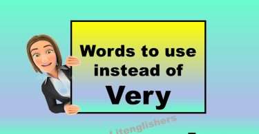 words use instead of very