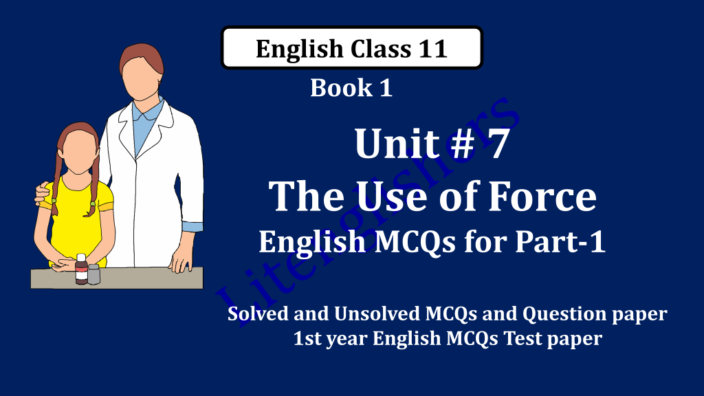 1st year english mcqs
