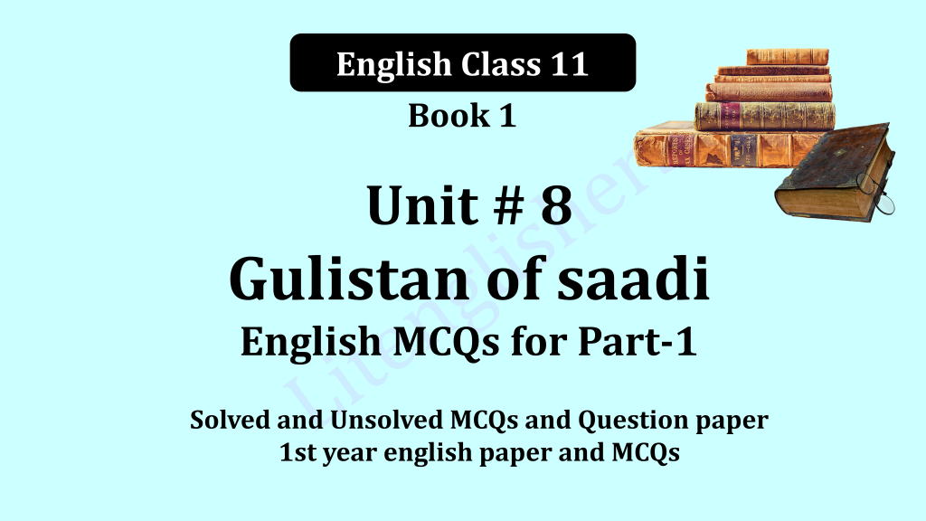 1st year english paper