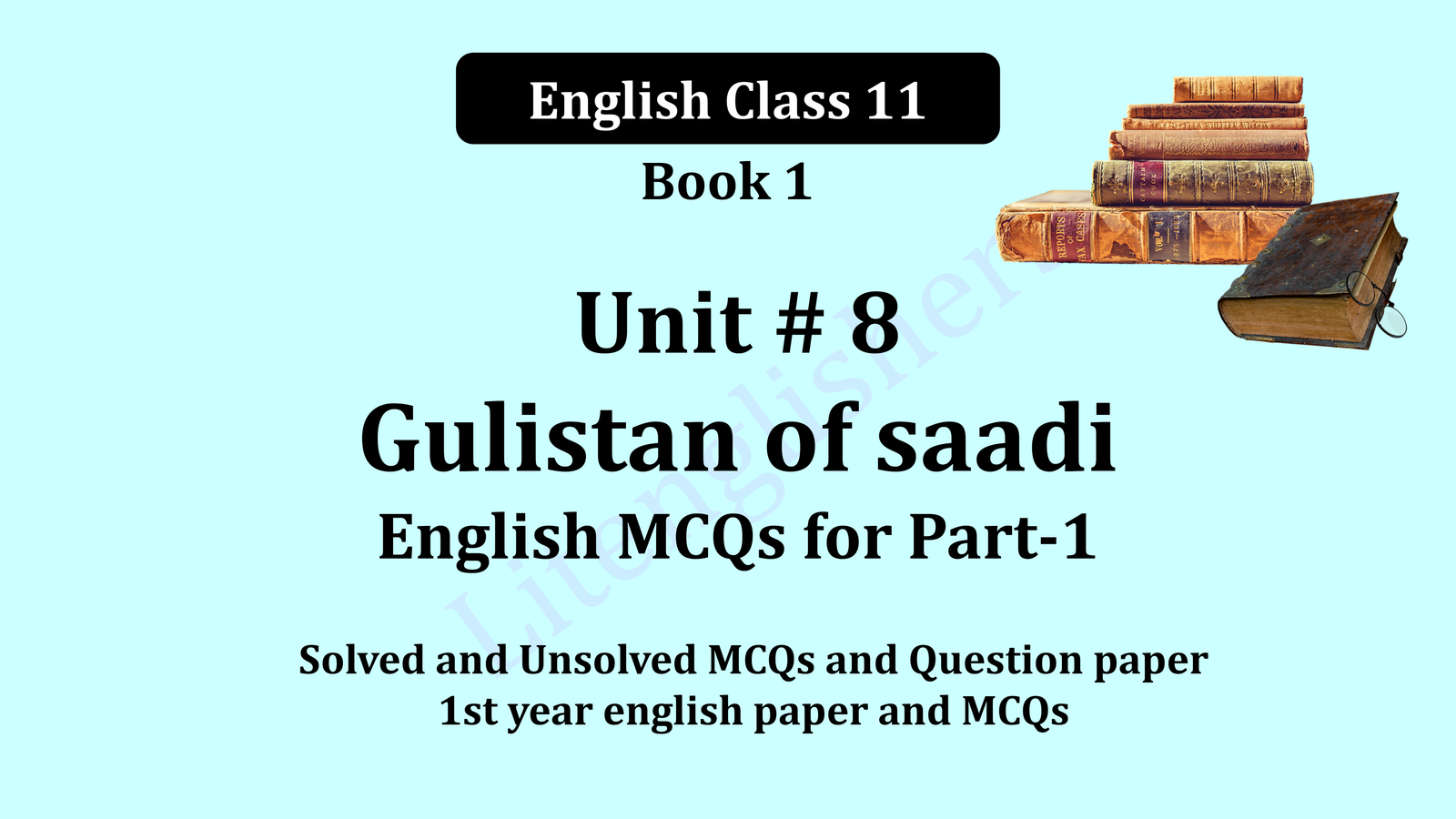 1st year english paper
