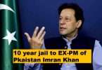 Imran khan: Pakistan Ex-PM sentenced to 10 years jail in state secrets case