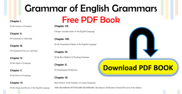 The Grammar of English Grammars Free PDF