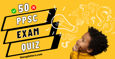 PPSC Exams Quiz with Answers in English