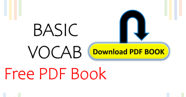 Basic Vocab English PDF Book Download for Free