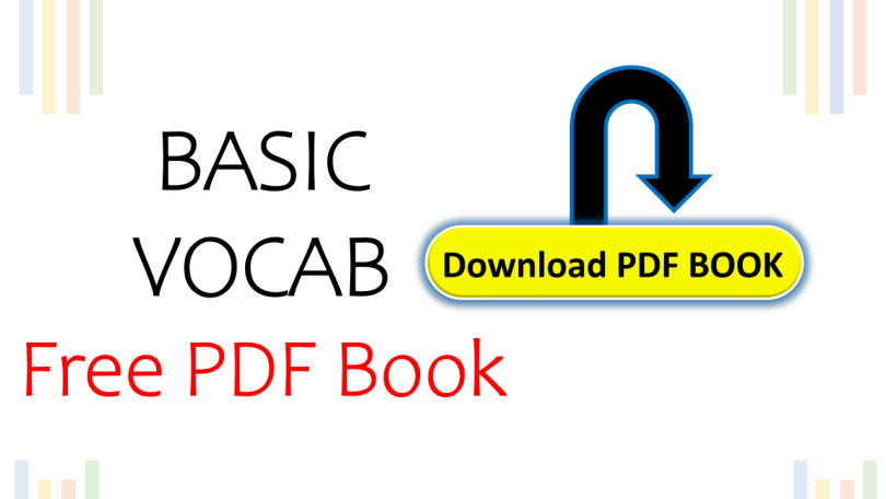 Basic Vocab English PDF Book Download for Free