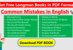 Common Mistakes in English PDF Book | Longman Book