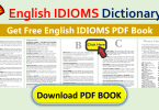 ENGLISH IDIOMS Dictionary in PDF | Download Free