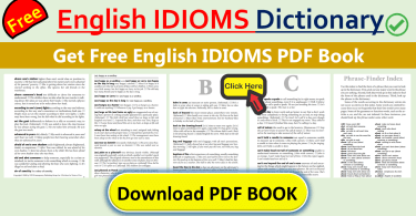 ENGLISH IDIOMS Dictionary in PDF | Download Free