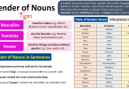 Gender of Nouns in English with Helpful Examples