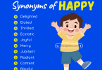 Synonyms for Happy and Sad