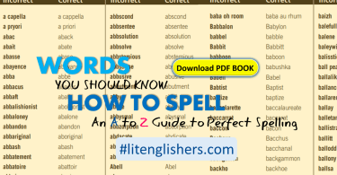 A to Z Guide to Perfect Spelling | How to Spell in English