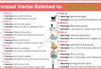 Phrasal Verbs for Cooking with Meanings and Examples