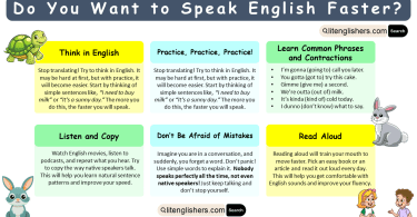 Do You Want To Speak English Faster?