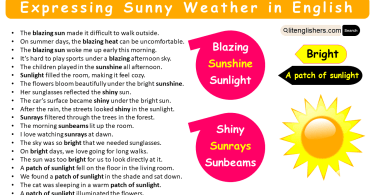 Expressing Sunny Weather in English