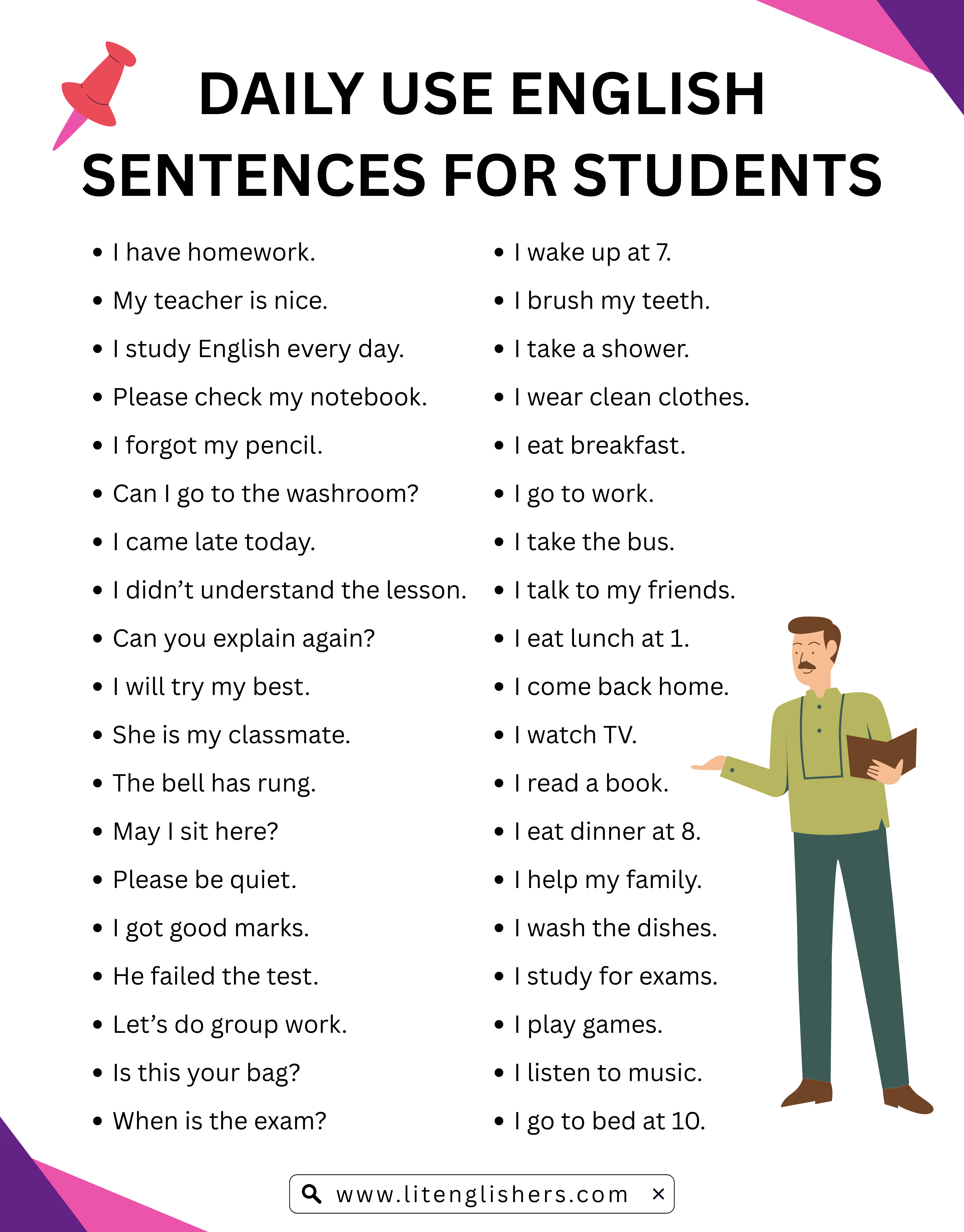 250 Spoken English Sentences Everyday