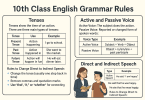10th Class English Grammar Rules