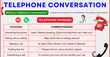 Telephone Conversation – Telephone Language