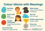 Colour Idioms – Meanings and Easy Examples