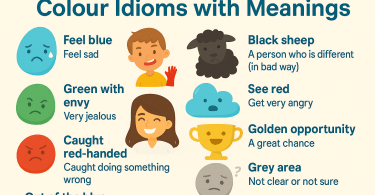 Colour Idioms – Meanings and Easy Examples
