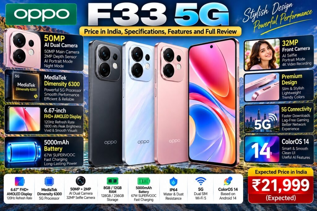 oppo-f33-5g-price-india-specifications-features-review