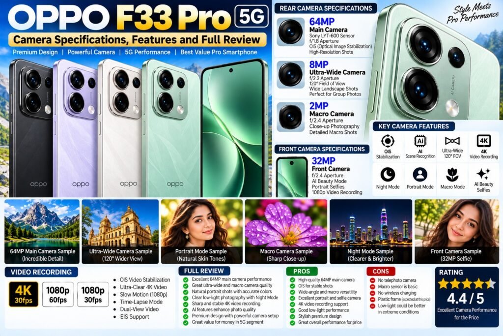 oppo_f33_pro_5g_camera_specifications_features_full_review